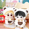 10cm baby clothes in stock, new cute teddy bear shoulder straps, jumpsuit changing 2