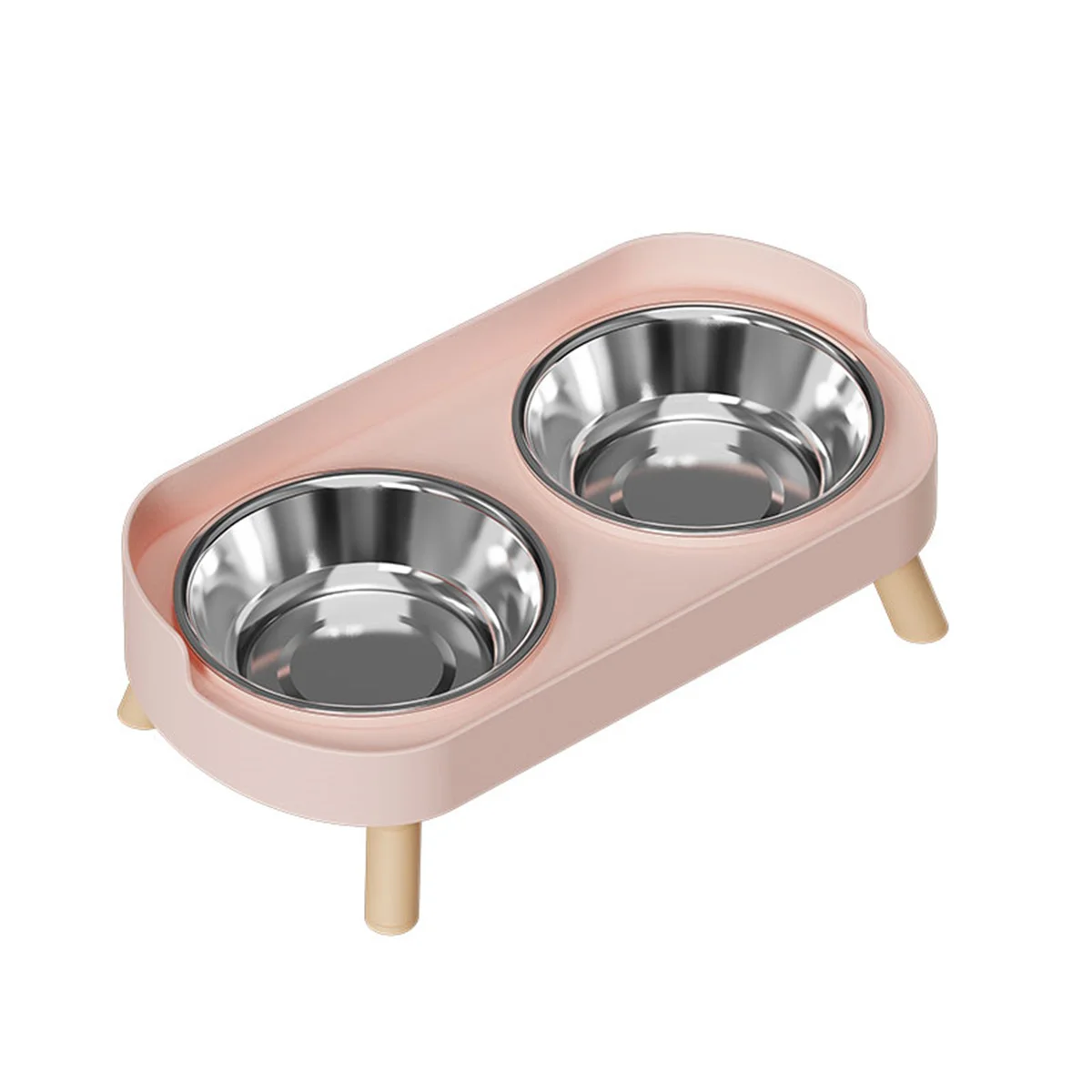 Colorful Double Bowl for Dogs and Cats