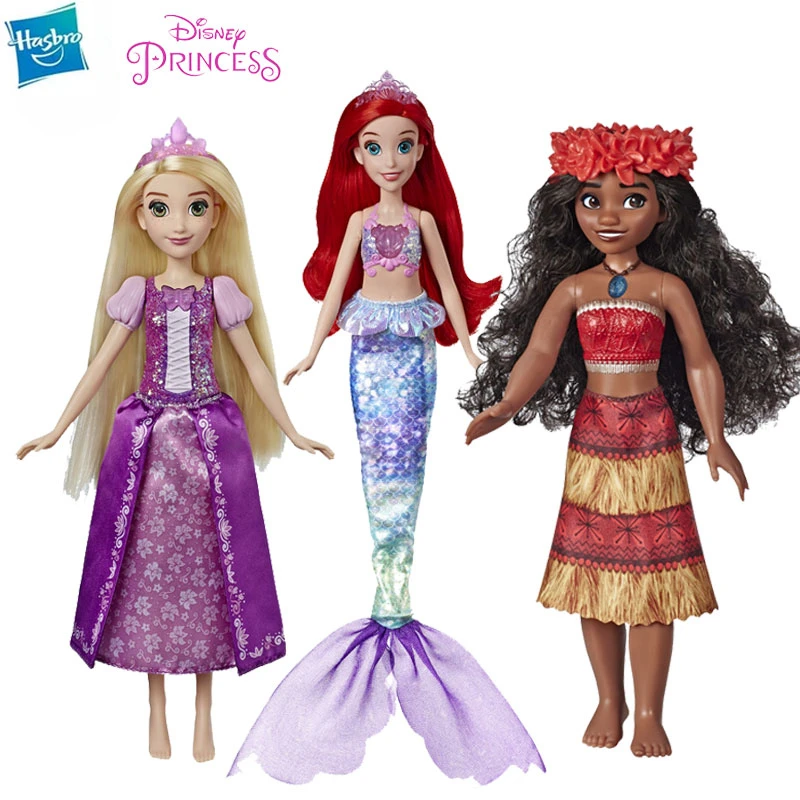 

Фигурки Hasbro Русалка Ариэль Рапунцель кавайная звуковая кукла аниме фигурка Модель Кукла Девушка коллекционная игрушка