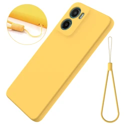 Premium Liquid Silicone Shockproof Phone Case - Elegant Protective Back Cover for MOTO Edge 50 Neo 5G (Yellow)