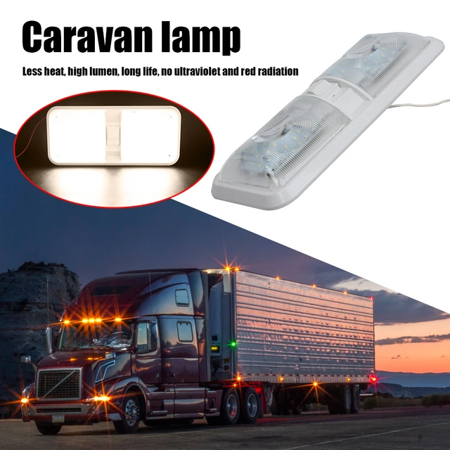 Plafonnier LED 12V pour Camping Car, Lampe de Lecture, Bateau, Camping-car,  Remorque, 4 Pièces - AliExpress