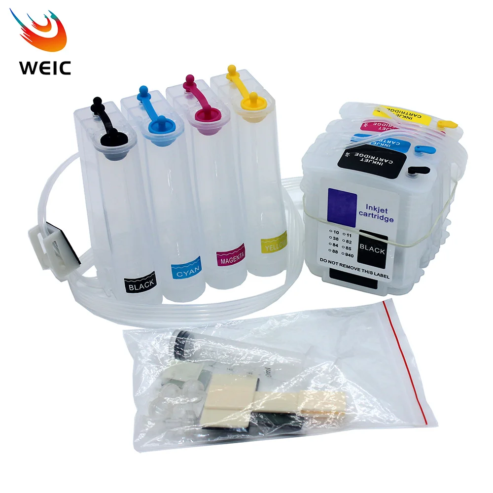 HP Designjet 111 프린터용 칩, HP11 82 Ciss 시스템, 4 가지 색상