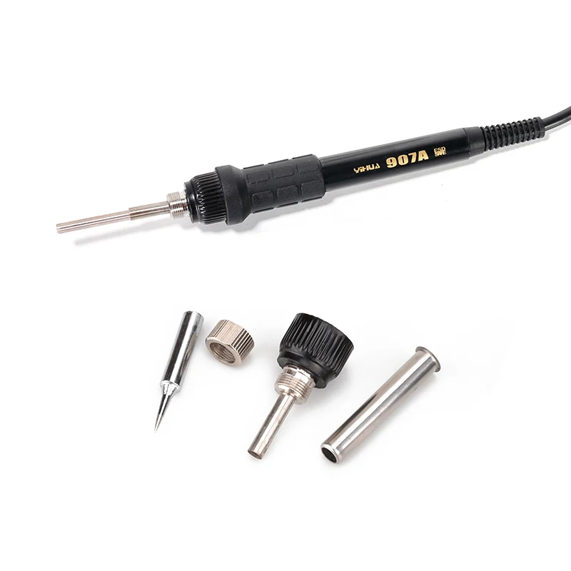 YIHUA 907A Soldering Iron Handle 50W Universal 936 Soldering Stations Electric irons 5 Holes Interface Welding Tools Accessories 3