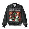 New Fashion Women/Men's 3D Print  DEATH ROW  Zipper Bomber Jackets Men Overcoat Mens Coat Zip Up Jackets 4