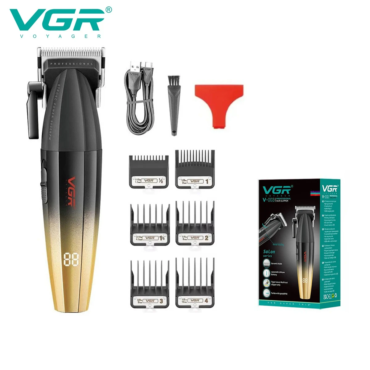 VGR الشعر المتقلب المهنية آلة قص الشعر 9000 دورة ف...