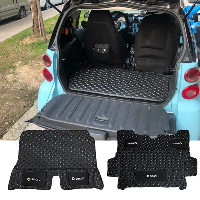 Leather Car Trunk Mats For Smart 451 Fortwo Smart 453 Fortwo 2009