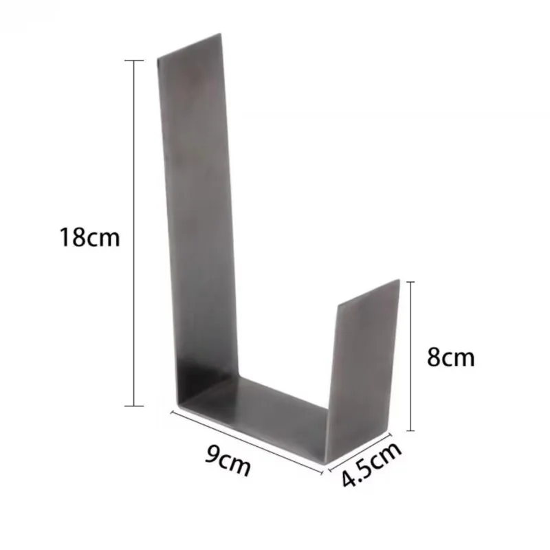 1PCS Black Stainless Steel Shoes Riser Holder Display Rack Bracket For Shelf Table Desk Top Organizer Storage Exhition