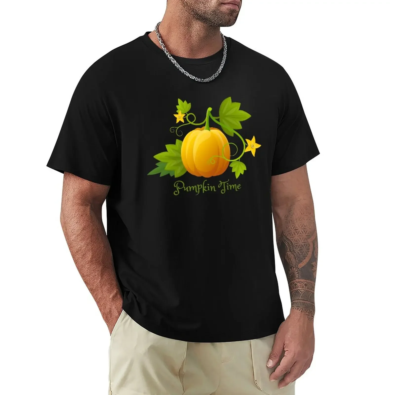 

Pumpkin Time T-Shirt plus sizes anime clothes designer t shirt men