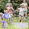 Snail Soap Bubble Machine Fully Automatic 20 Holes Children's Bubbles Gun LED Light Outdoor Game Boys Girls Toys for Kids Gifts 3
