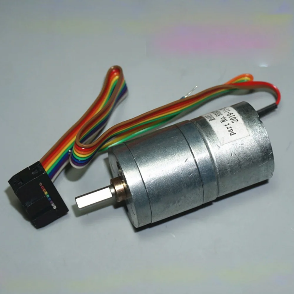 Dc 5V-12V 25Ga310 Metal Gear Electric Motor 16Rpm-41Rpm Mini All Metal Gearbox 141:1 Slow Speed Large Torque Reducer Motor 6V 9V