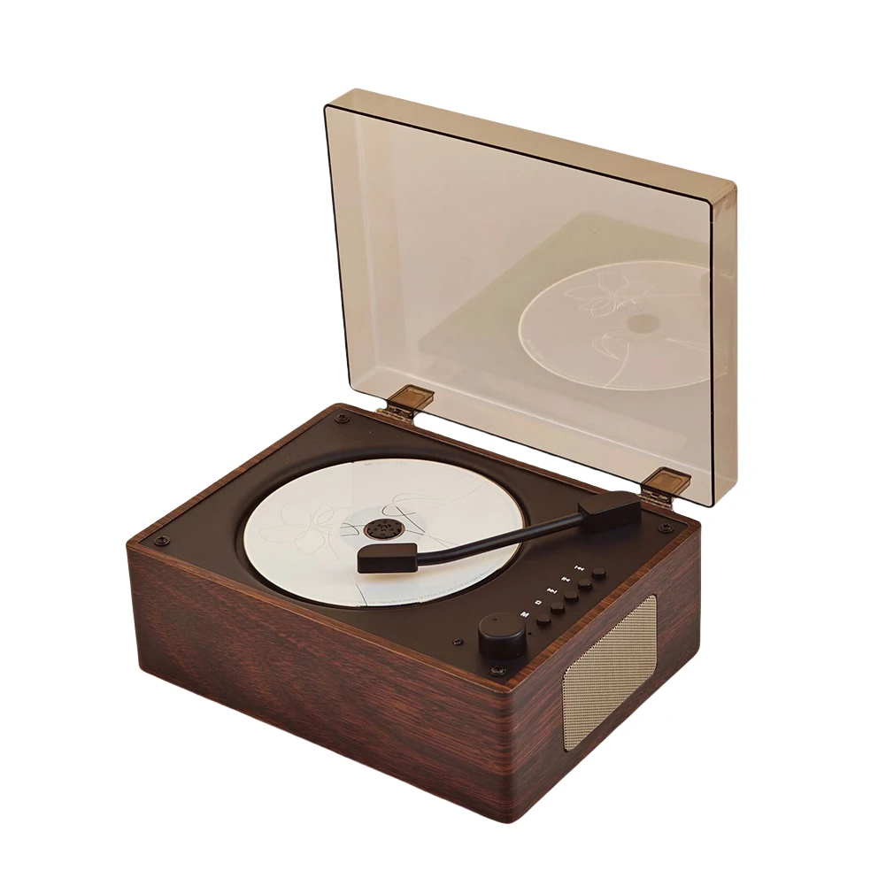 Portable CD Player Rechargeable Support CD BT USB 3.5mm AUX Home Music Player Bluetooth-Compatible 5.0 Music For Phone