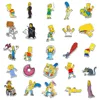 10/30/50pcs Cool The Simpsons Cartoon Stickers Comedy Family Anime Sticker Phone Luggage Laptop Fun Graffiti Decals Kids Toys 5