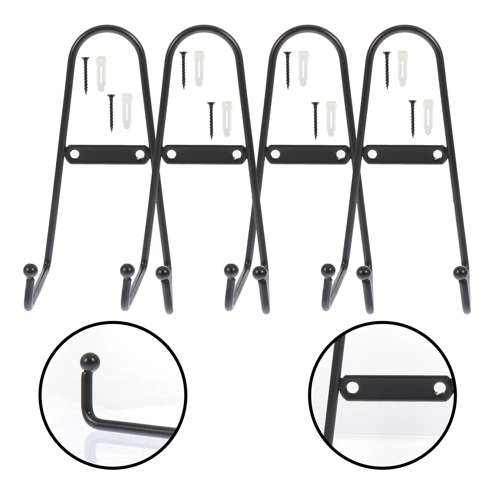 

4 Pcs Home Decor Plate Display Stand Kitchen Rack Dish Storage Bracket Shelf for Dinner Holder