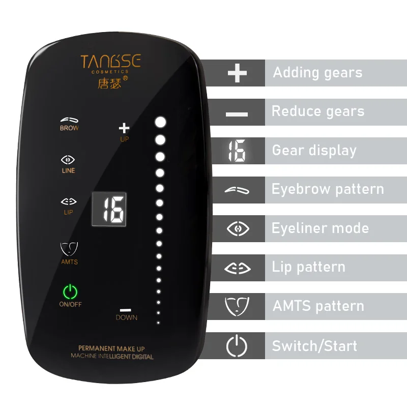 Wireless Eyebrow Tattoo Machine Pen LCD Permanent Makeup Devices Complete Kit Microblading Eyeliner Lip Rotary PMU machine