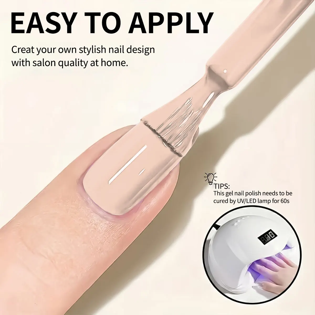 Gel per unghie beige nude di alta qualità, a lunga durata, per UV e LED, formula delicata e non tossica, flacone da 10 ml di grande capacità, prodotti per unghie convenienti, colori neutri essenziali per il fai-da-te personale e la vendita all'ingrosso per saloni di bellezza. - immagine 5
