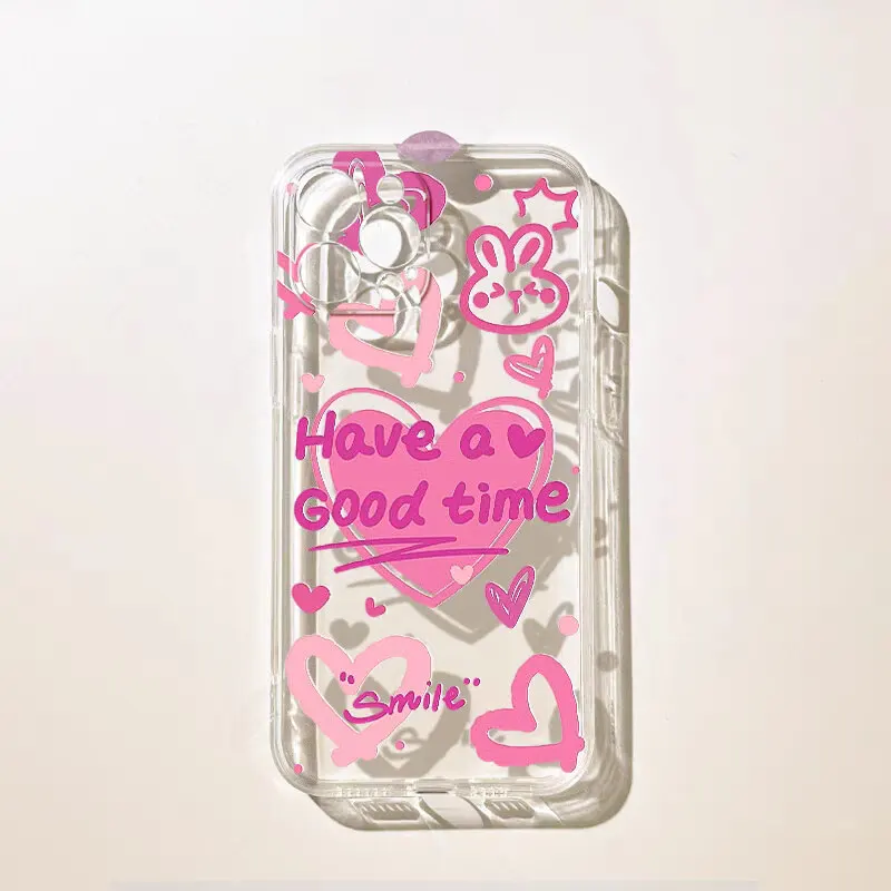 Charming Floral Bow Rabbit Cat Design Phone Case Cover