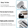 Bathroom Accessories Set Rolling Toothpaste Squeezer Tube Stainless Steel Toothpaste Dispenser Toothpaste Cosmetic Storage Rack 6