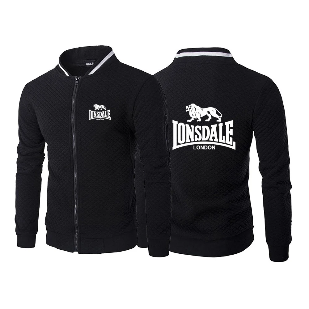 Мужской спортивный костюм Lonsdale однотонный Удобный флисовый с логотипом