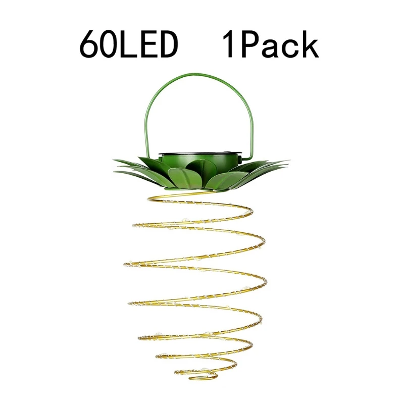 

Solar Hanging Light Outdoor Garden Decorative Landscape Lanterns Waterproof Pineapple 24/30/60 LEDs String Lamps