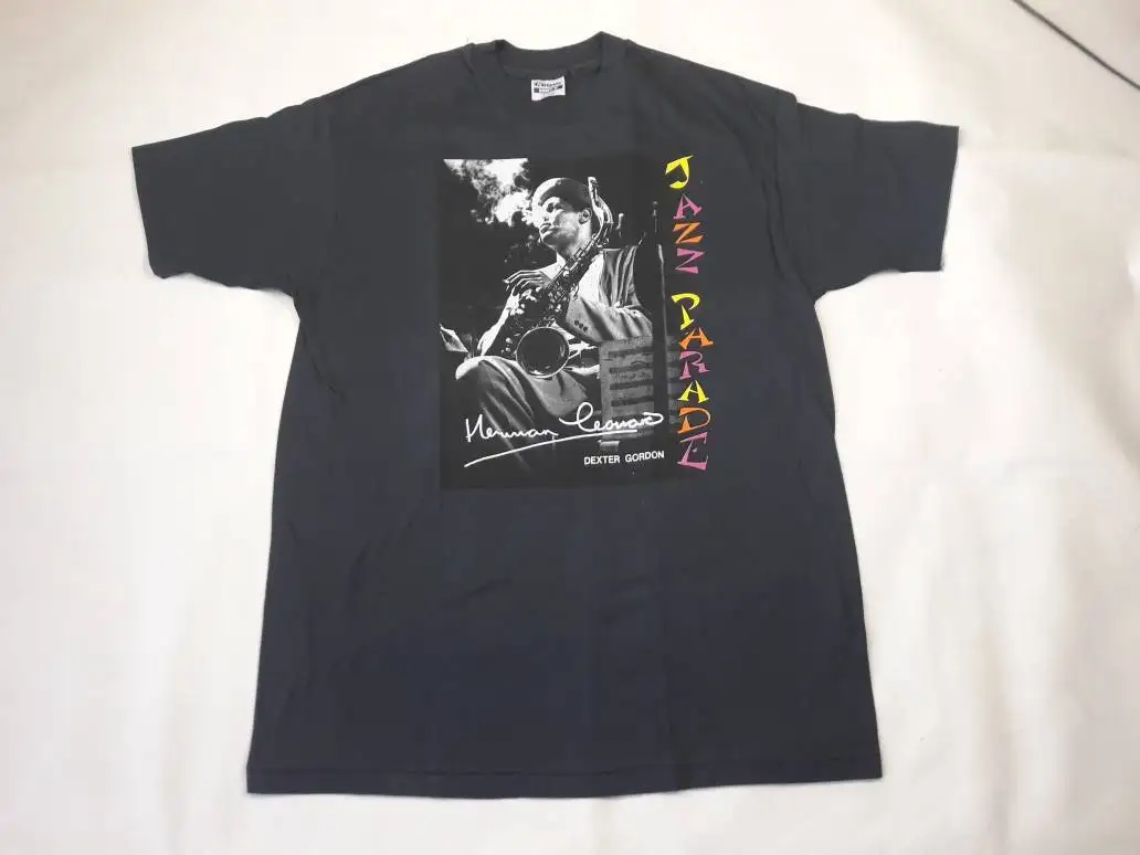 T-Shirt Vintage 1988 Dexter Gordon Jazz Parade Nina Simon