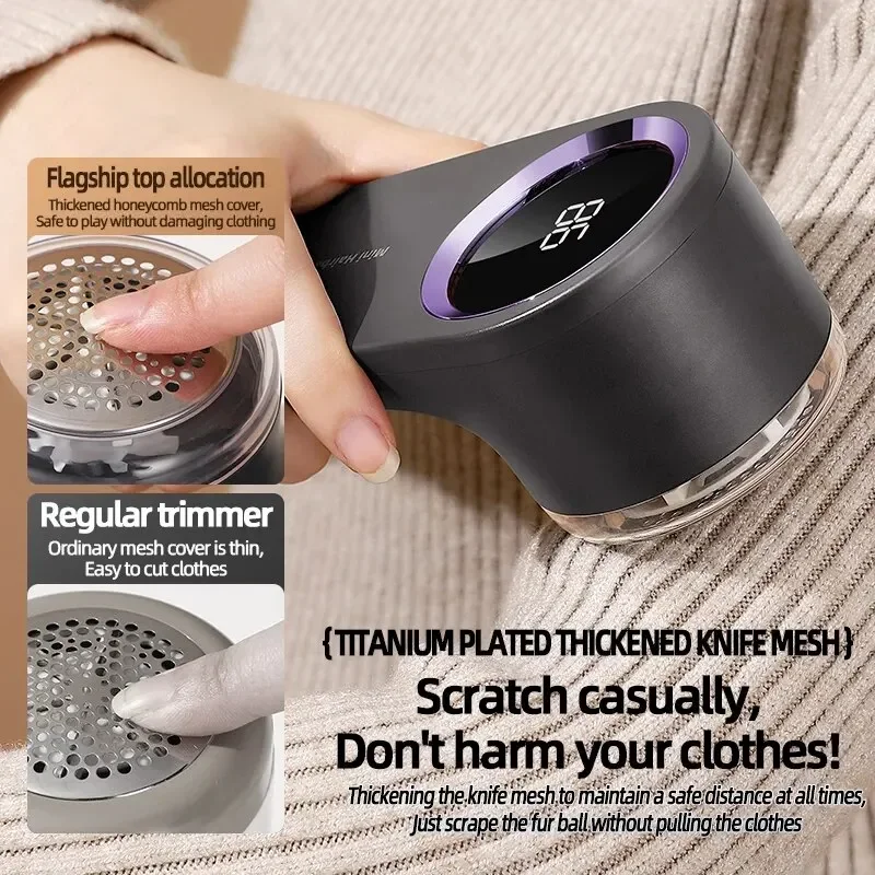 Lint Remover Stainless steel blade Portable Electric Clothes Lint