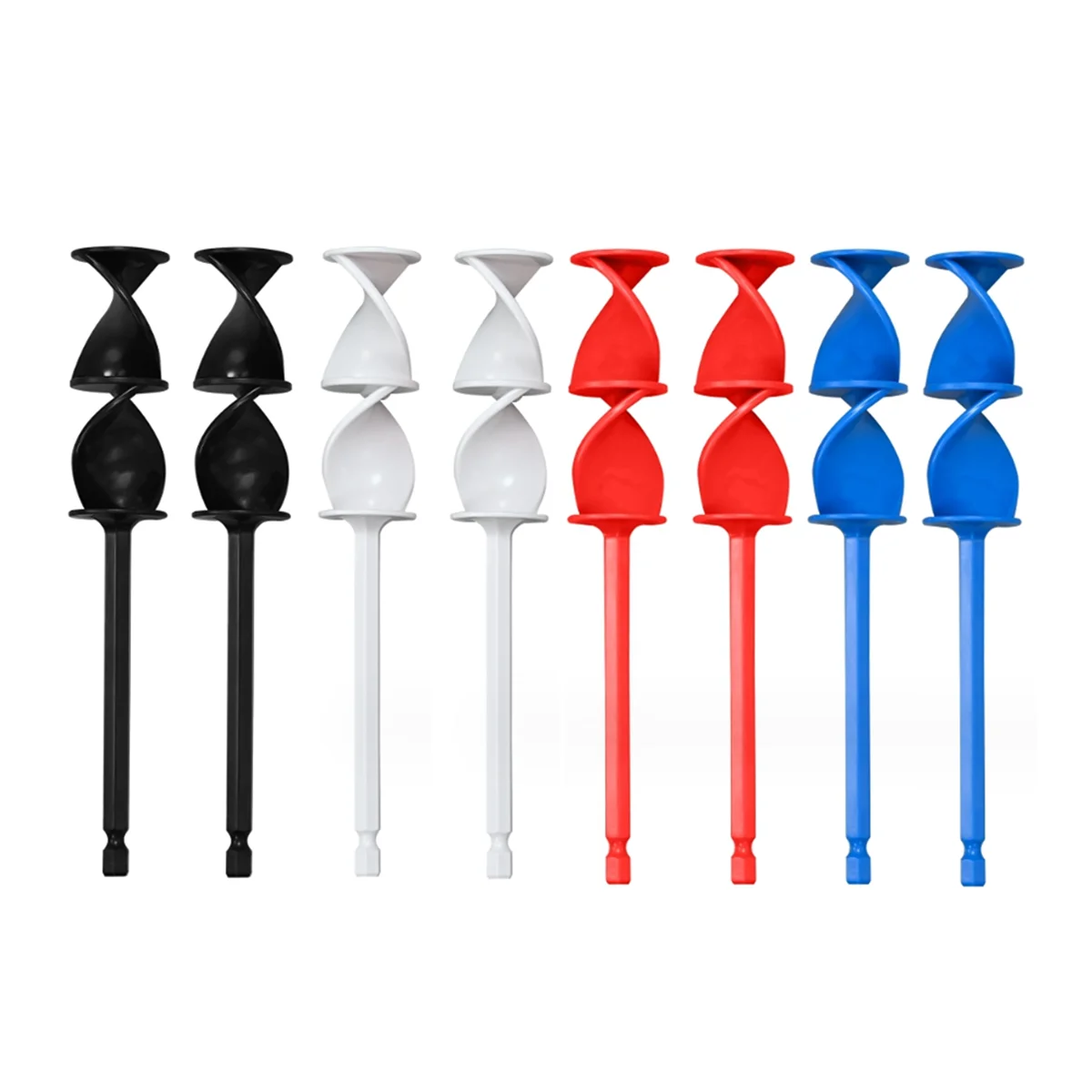 

Paint Mixer for Drill, 8 Pcs Reusable Epoxy and Resin Mixer Attachment Paddle to Mix Epoxy Resin, Paint, Ceramic Glaze