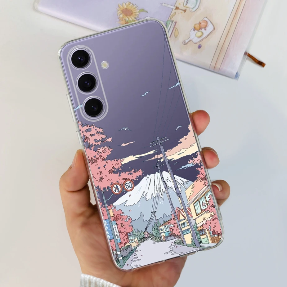 Stylish 2024 Painted Soft Silicone Phone Case