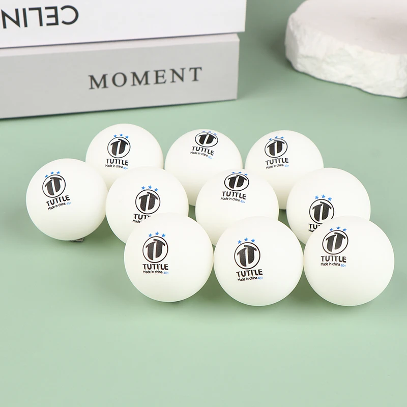 10Pcs 3-Star 40mm Ping Pong Balls High Elasticity Amateur Training Table Tennis Ball Beginners Games Supplies table tennis balls,table tennis training set