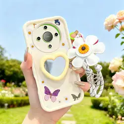 3-delige Vlinder Telefoonhoes Set met Lanyard en Knutselversieringen