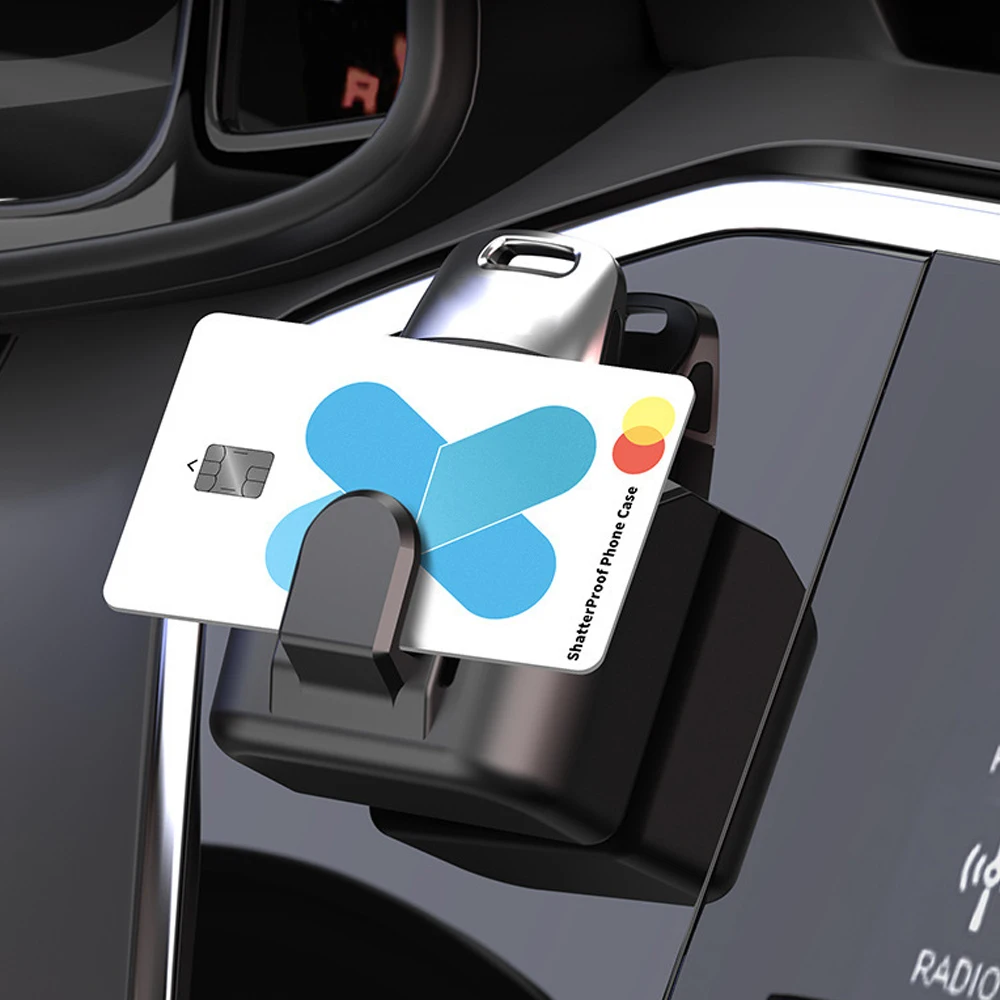 Car Key and Card Storage Organizer - Dashboard Remote Control Box