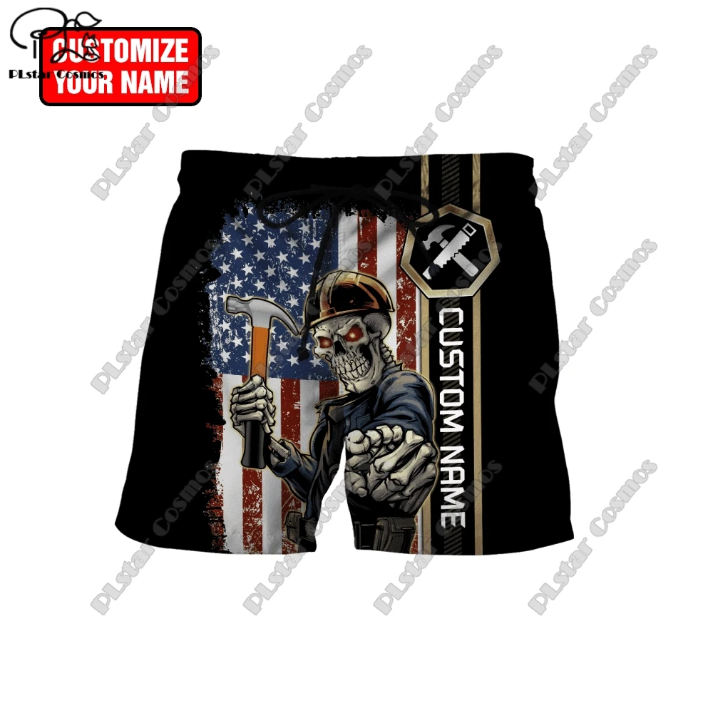 PLstar Cosmos 3D Printed Love Carpenter Full Body Print Custom Name New Shorts Beach Casual Shorts