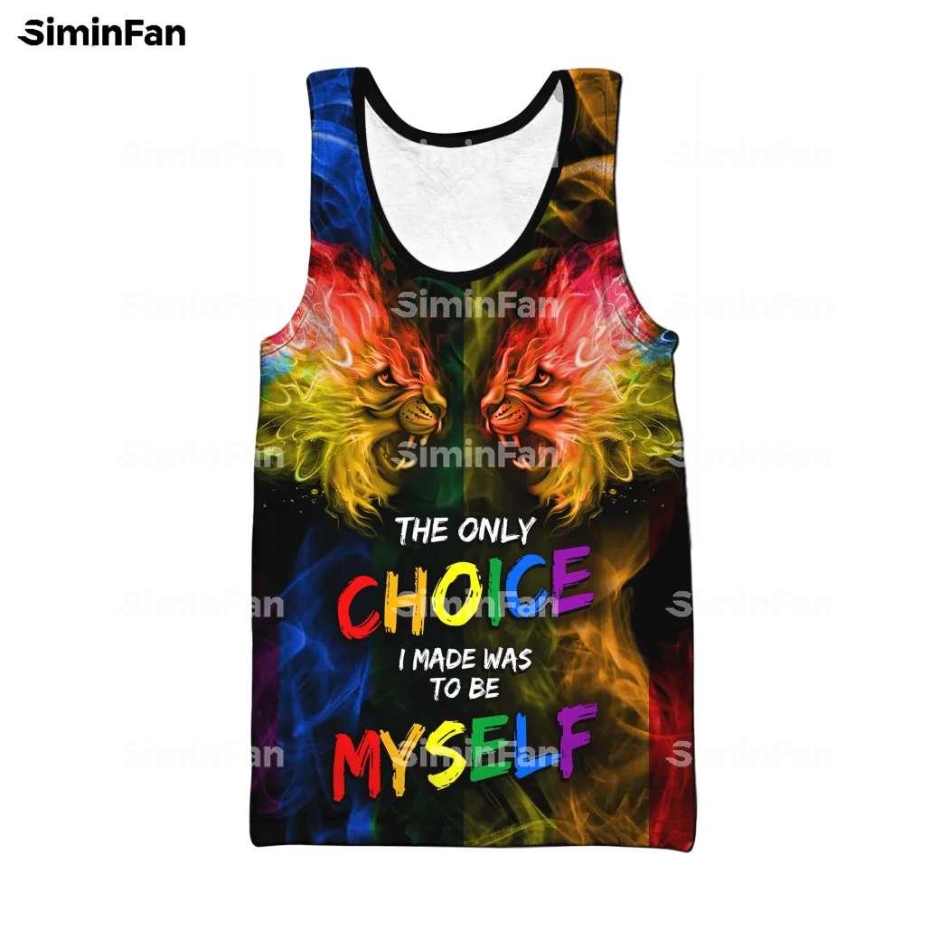 

LGBT Lion Pride Smoke 3D Full Printed Tank Tops Men Vest Summer Sleeveless Tee Female Shirts Unisex Singlet Casual Undershirt 01