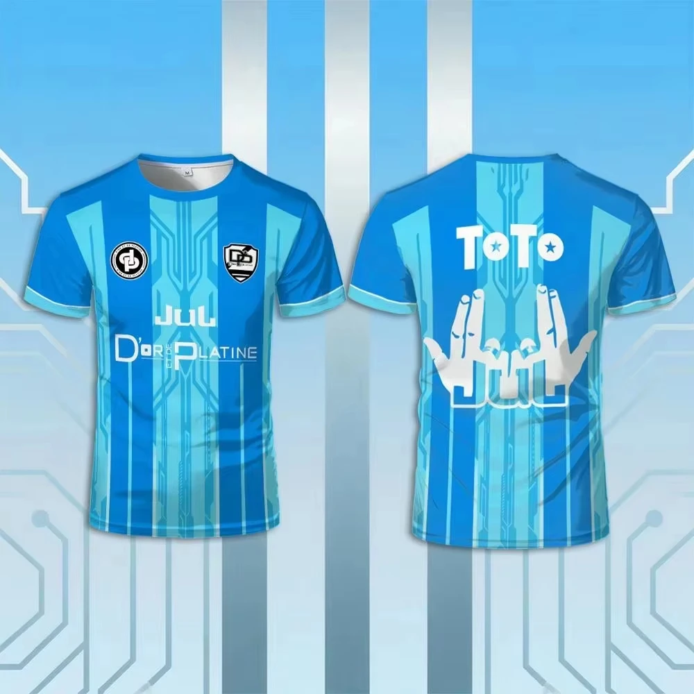 2026 JUL Maillot TOTO Et Ninetta JerseyWomen 트렌디 랩 문화 프린트 티셔츠 키즈 반팔 티셔츠 남성용 하키 저지