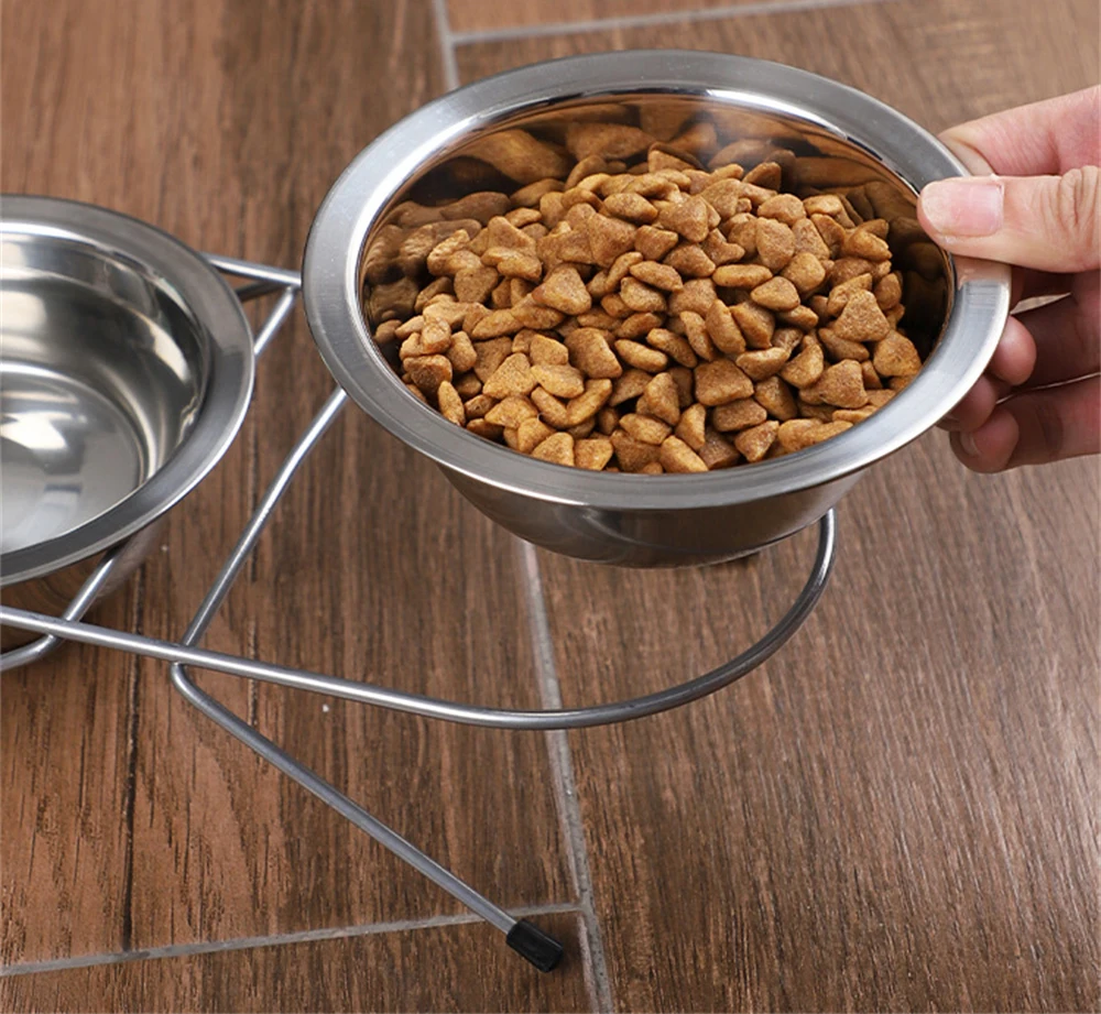 Title 5, Elevated Dog Bowls Raised Cats Puppy Food Water...