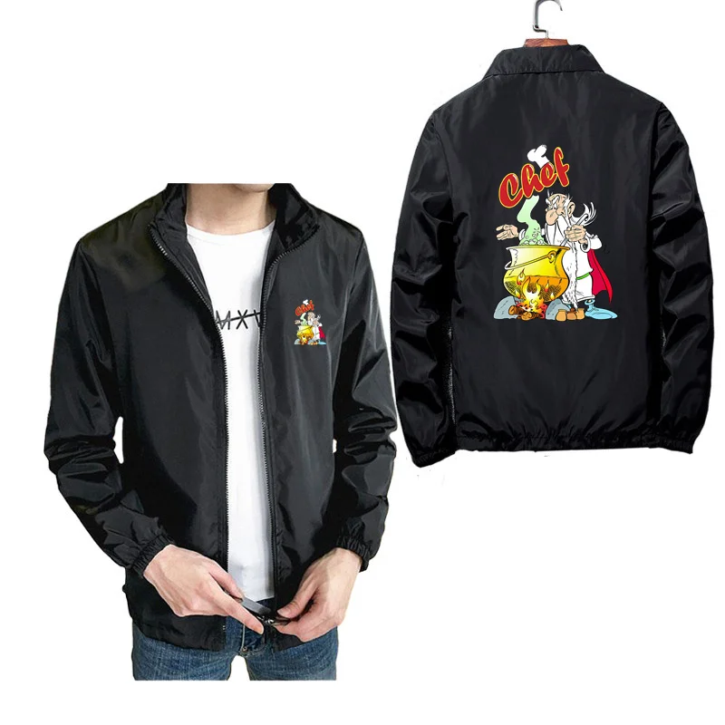 Lavet en kontrakt klokke operation Asterix Obelix Comics | Harajuku Clothing | Windbreaker Coat | Asterix  Jacket | Asterix. - Jackets - Aliexpress