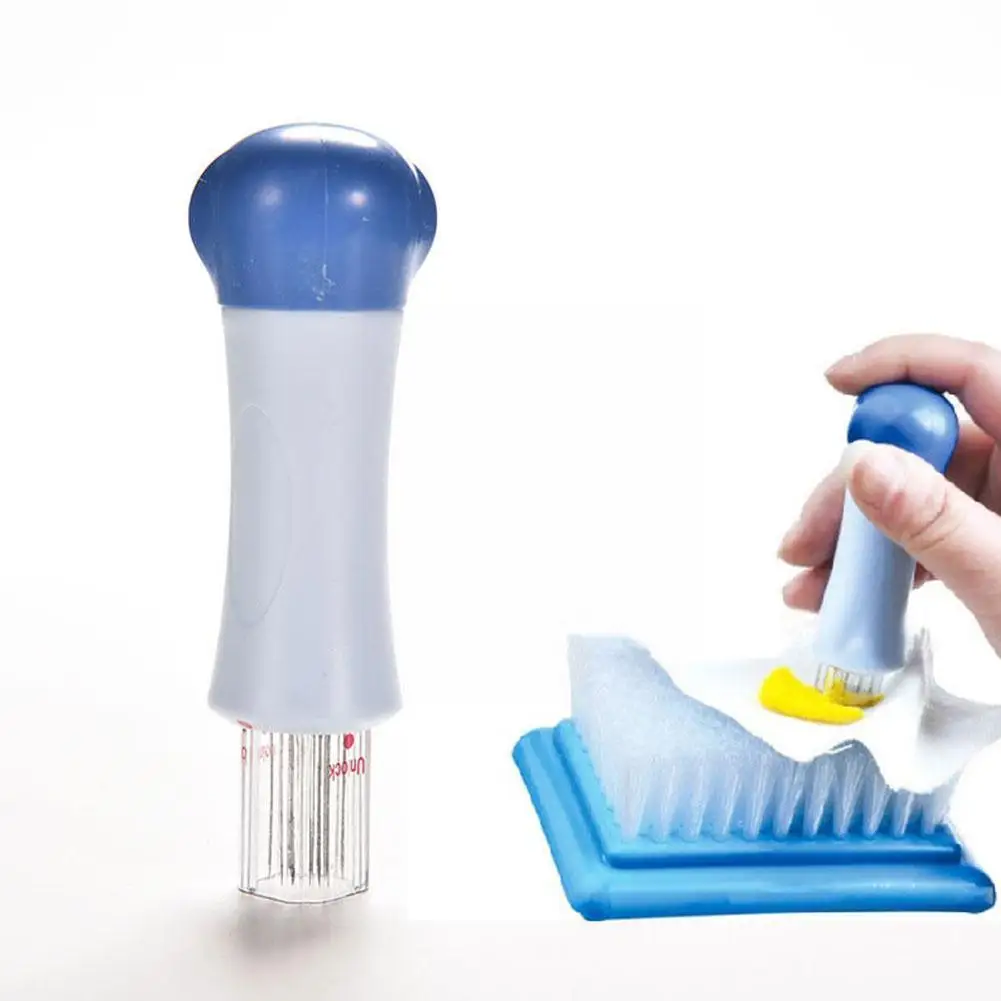 VOANZO Filzgriffhalter Mit 3 Nadeln - Wollfilz Werkzeug Set Blau