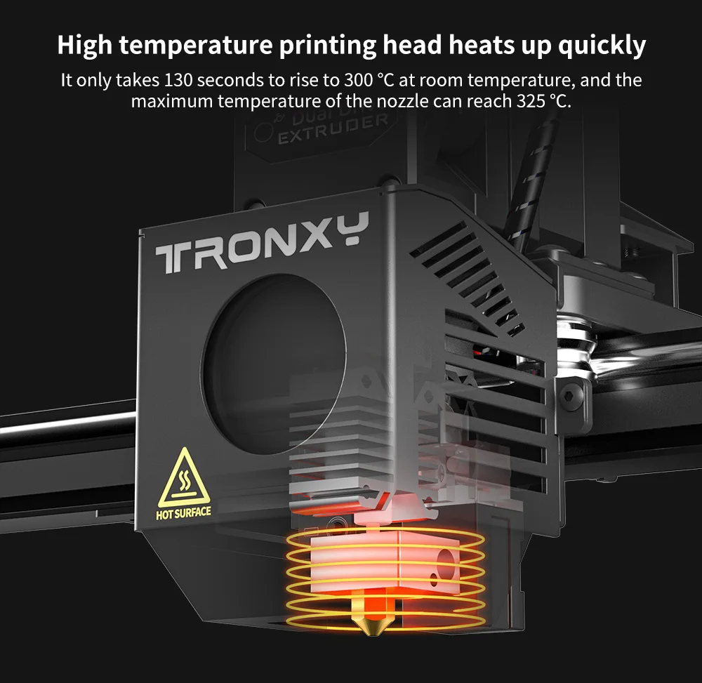 Se251f40a7bd549518fb036a40d290faaF Nowa aktualizacja z Tronxy VEHO 600 Pro duże 3D z napędem bezpośrednim i zestaw do drukarki profesjonalne drukarki 3D o wymiarach 600x600x600mm