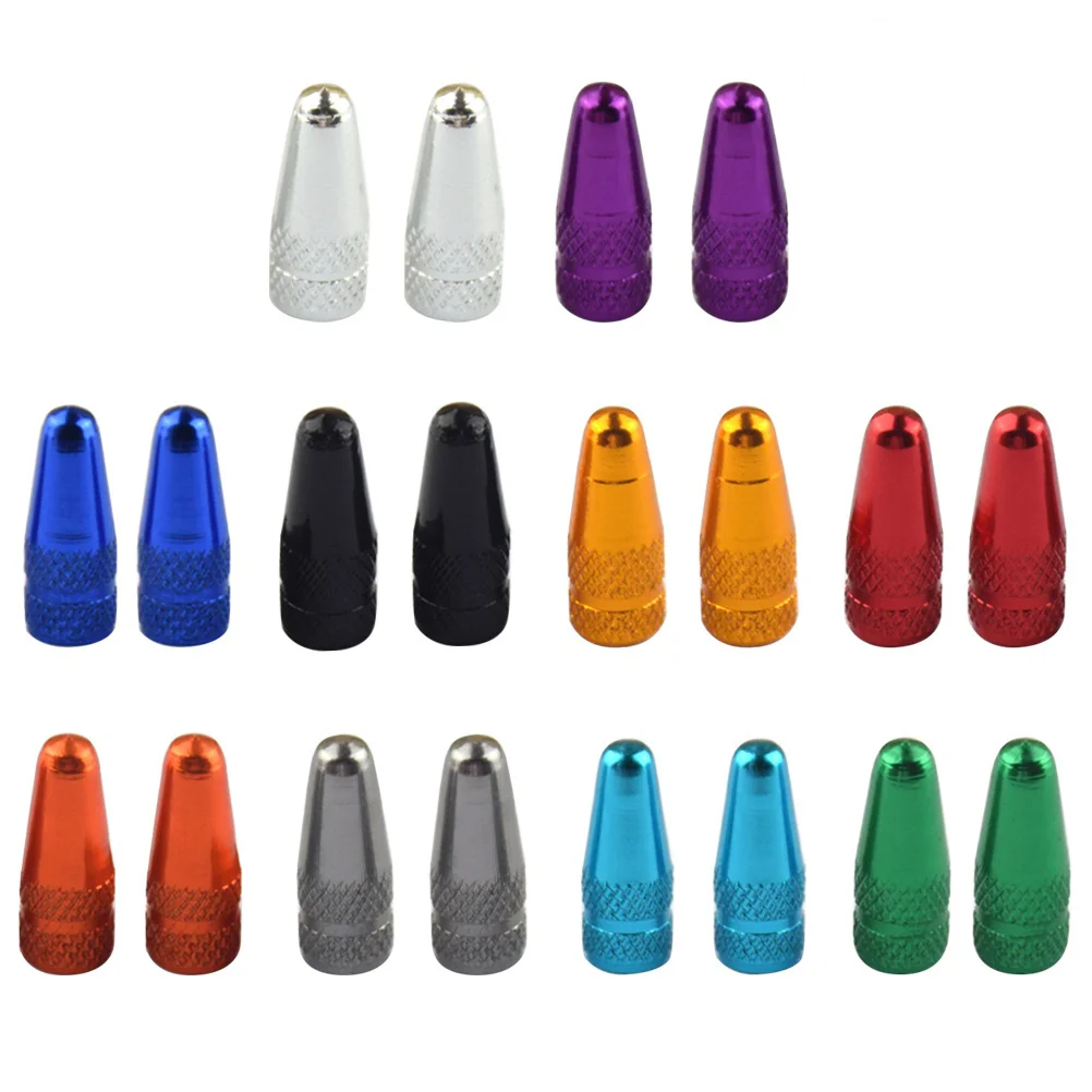

Bicycle Valve Caps Presta Small French Style Aluminum Alloy Portative Durable Valve Caps Presta for Bikes Bicycle MTB