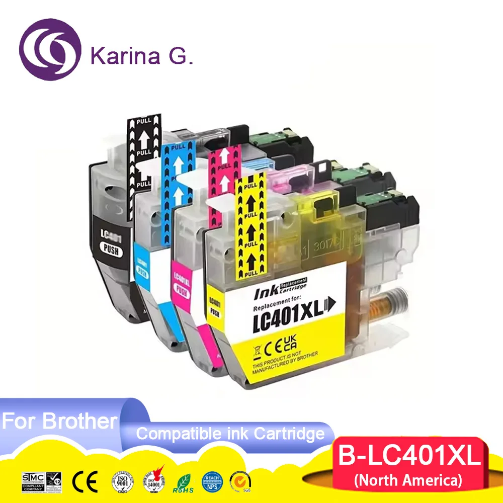 High capacity LC401XL LC 401XL Premium Compatible Ink Cartridge For MFC-J1010DW