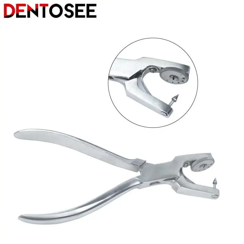 

Dental Dam Hole Punch Pliers for Dentist Clinic Perforator Rubber Orthodontic Tools Dam Clips Pliers