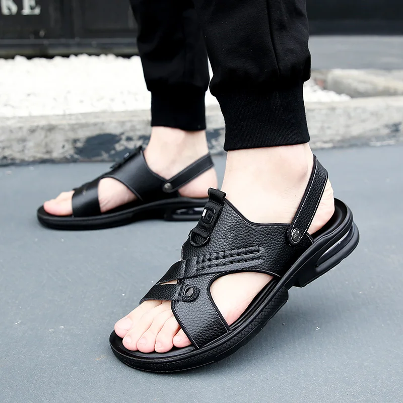 

Summer Men Sandals Fashion Beach Sandals Anti-Slip Lightweight Clogs Men Jelly Sandal Garden Slippers for men sandals