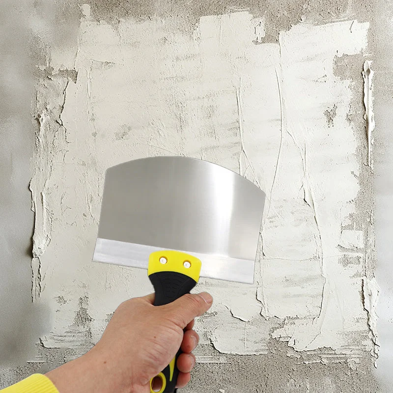 Arc-Shape Shovel Putty Knife Scraper Hand Tool For Drywall Finishing Plaster Trowel Scraper Putty Tool Plastic Curved Shovel