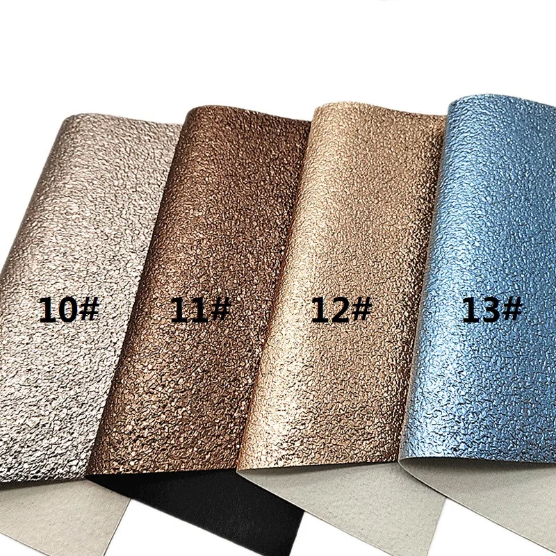 Winter Colors Synthetic Leather Stone Embossed Faux Leather Vinyl