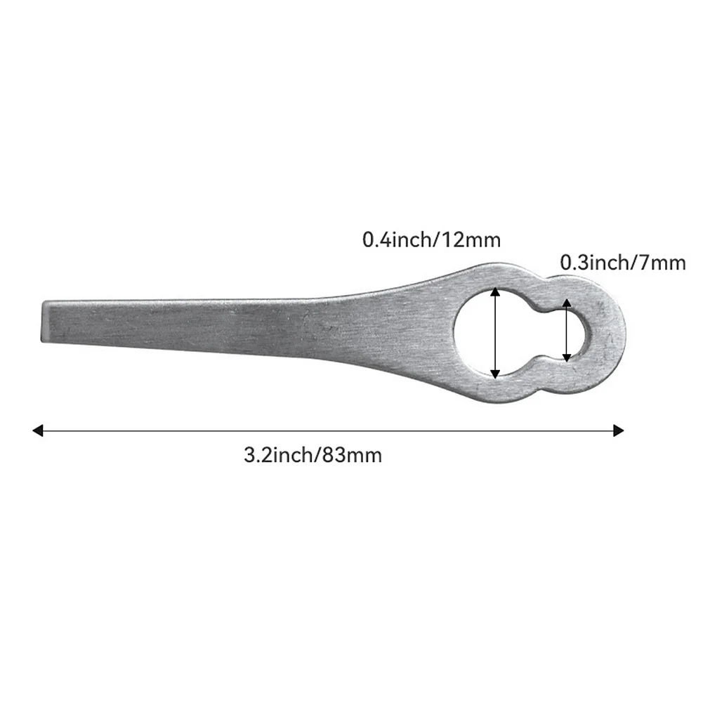 Durable Metal Lawnmower Trimming Blades - Easy to Install Garden Power Tool Accessories