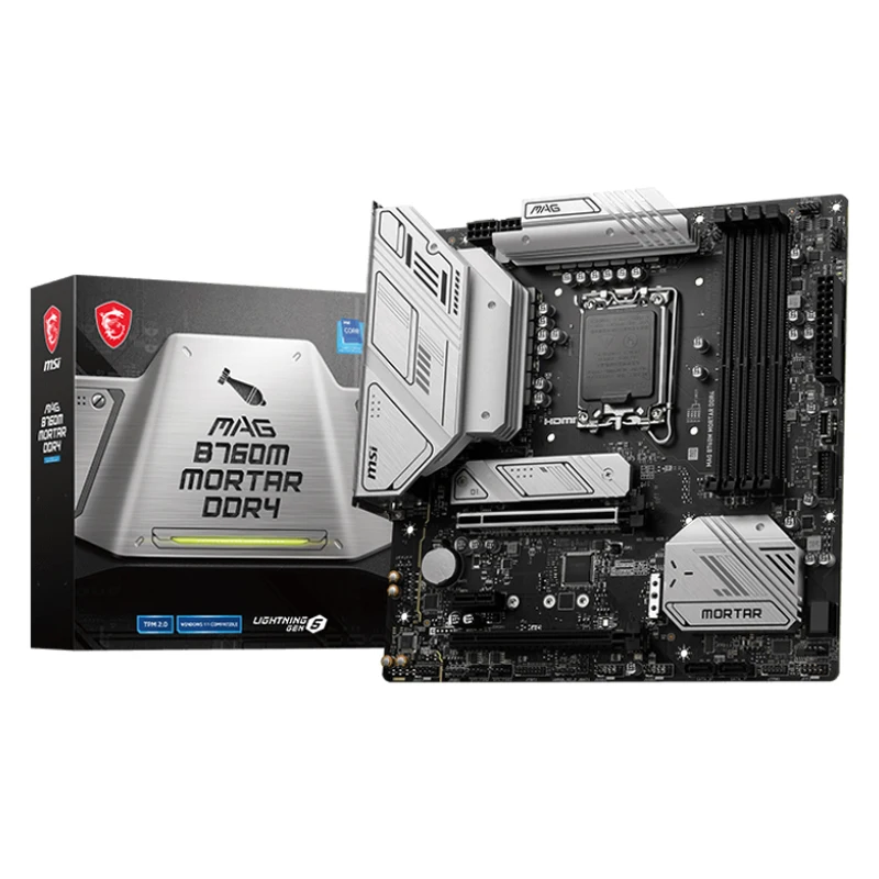 La Scheda Madre Msi Mag B760M Mortaio Ddr4 Lga 1700 Intel B760 Scheda Madre Gaming Supporta La 12A/13A Generazione