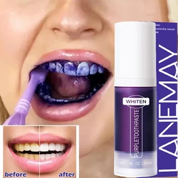 V34 Teeth Whitening Toothpaste 5D Tooth Whitener Strips Oral Hygiene Cleaning Dental Bleaching Tools Fresh Breath Dentistry Care