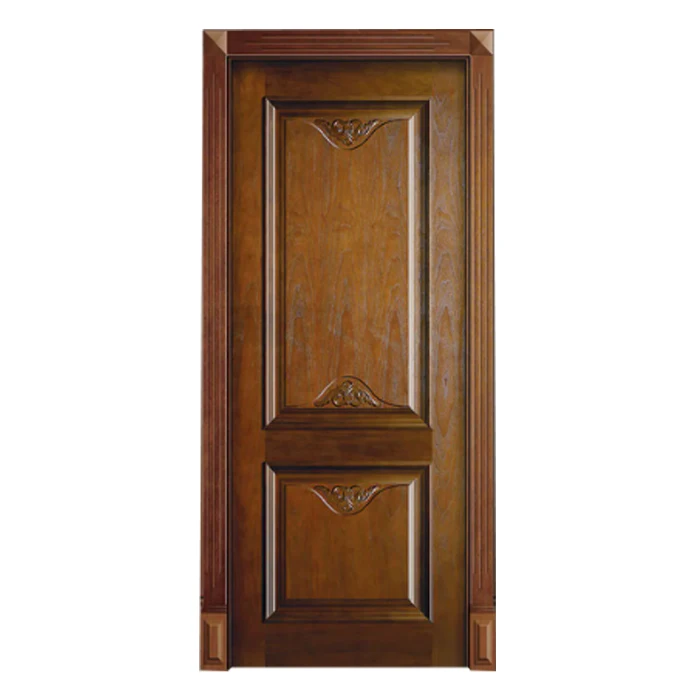 European solid wood painted door main entrance wooden door design exterior wood door 2