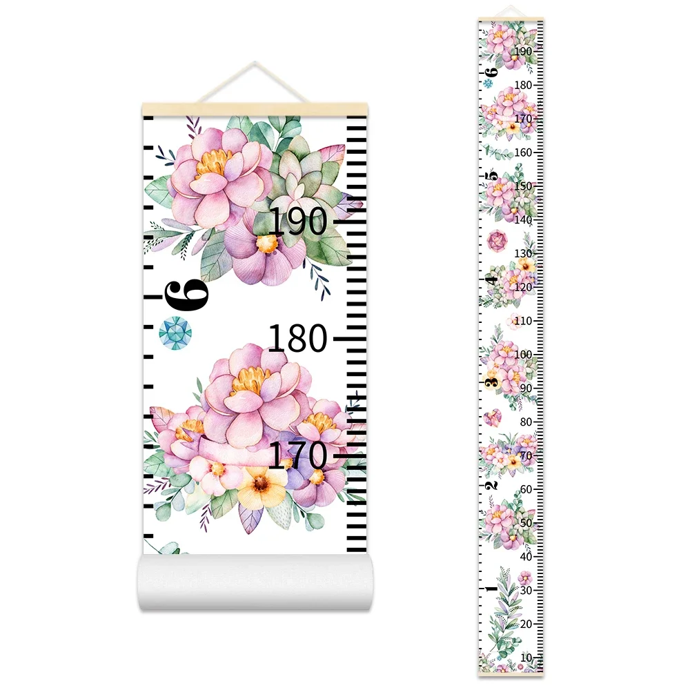 Description Picture 5 of itemCute Kids Height Chart Wall Hanging Decals Sticker ForKids Boy Girl Room Decor Wallpaper Child Measure Height Ruler Growth Chart