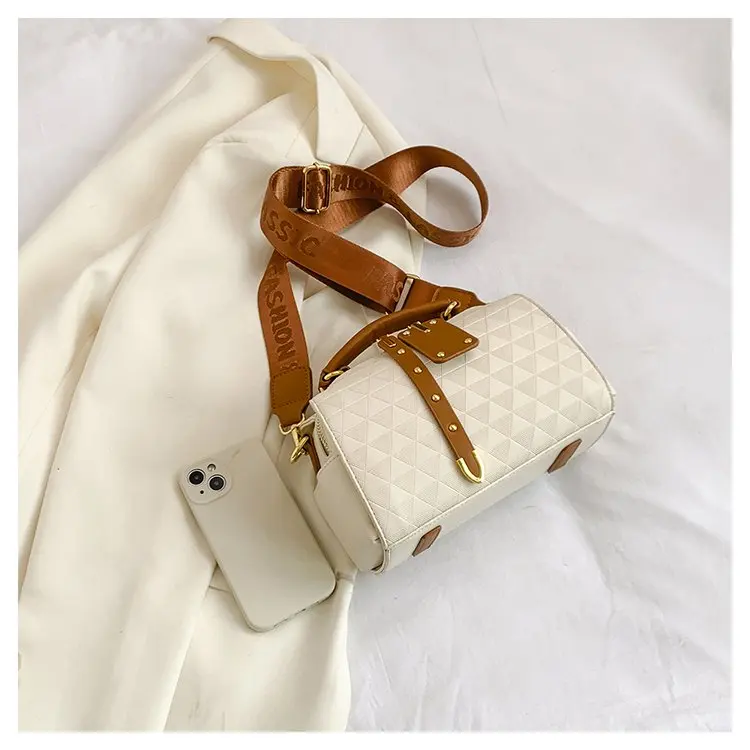 여성용 트렌디한 비건 가죽 숄더백 - 조절 가능한 스트랩 경량 지갑, 사무용품 및 주말 외출용 크로스바디 백