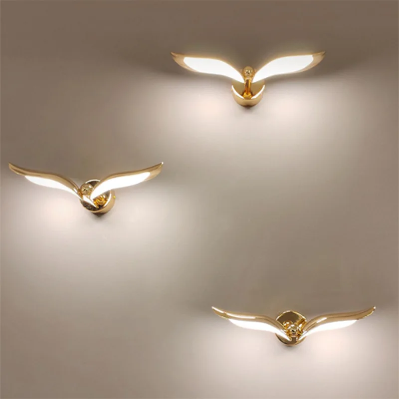 

Modern Bedroom LED Wall Lamp Nordic Stair Hallway Bedside Light Fixture Balcony Creative Lamps Minimalist Living Room Wall Light